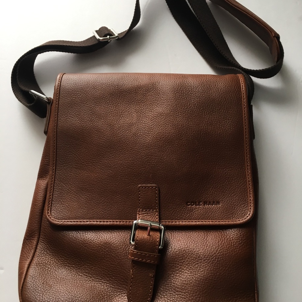 Cole Haan Leather Reporter Bag